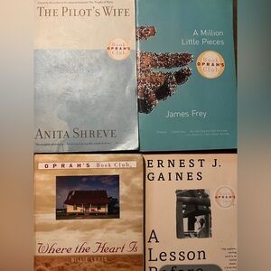 Oprah's Club books,A Lesson before dying, Where the heart is, The pilots wife +1